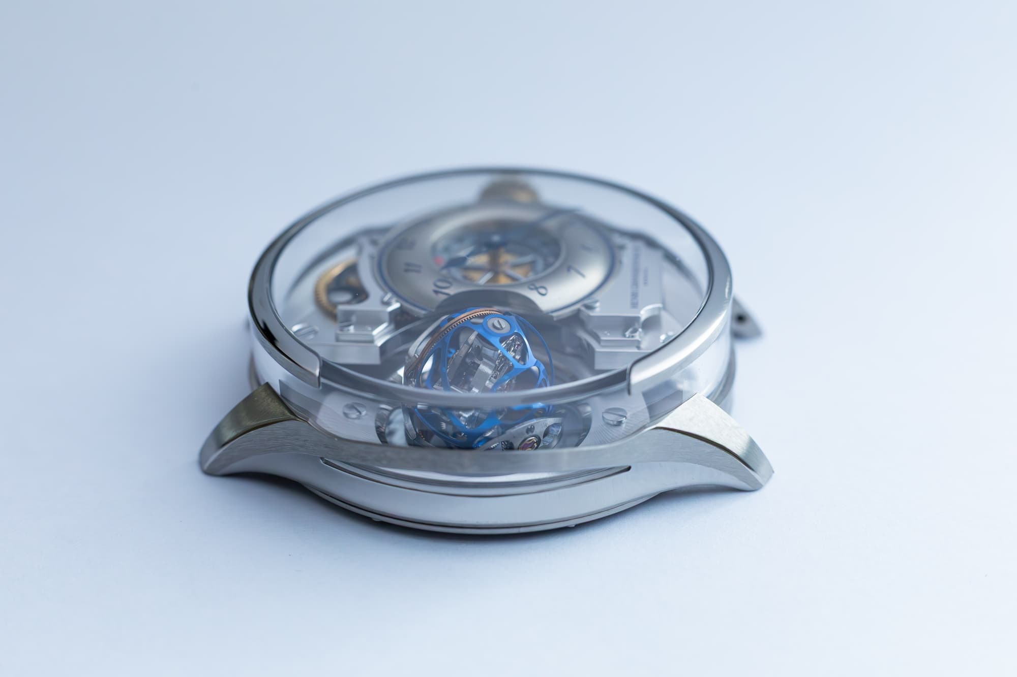 Triple-axis tourbillon detail